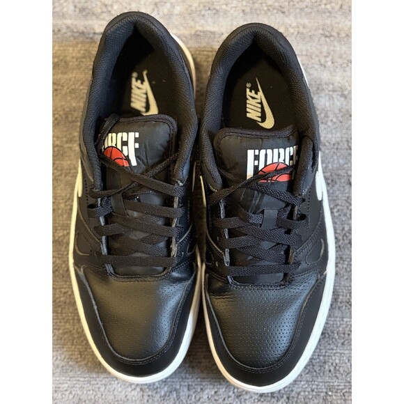 Nike Full Force Low Sneakers Black White FB1362-001 Mens Size 9 - Picture 3 of 7